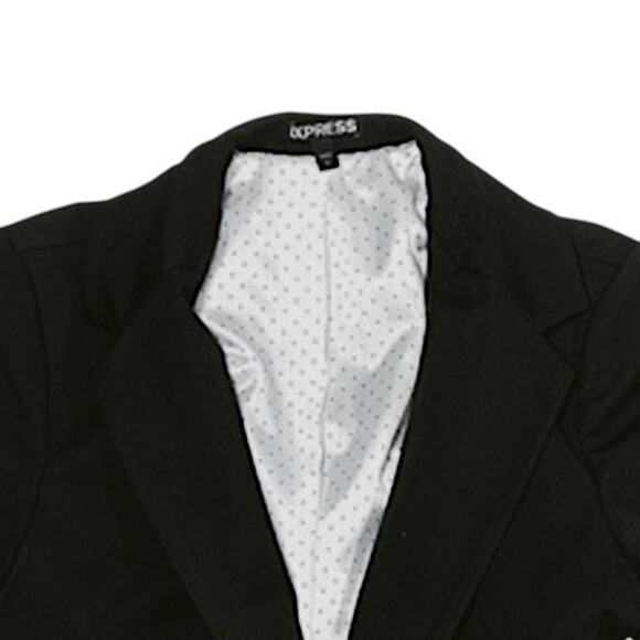 Express One-Button Black Blazer | Size 6 - Picture 2 of 5